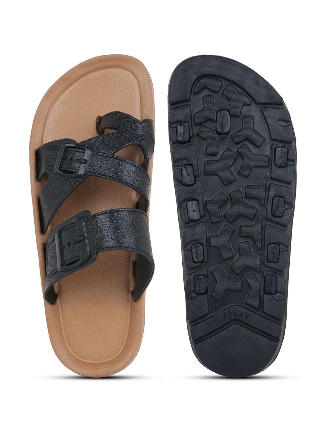 men solid one toe sandal - 22602720 -  Standard Image - 5