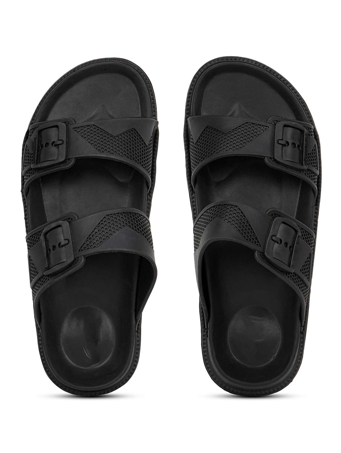 Men Textured Slip On Slider - 22602732 -  Standard Image - 3