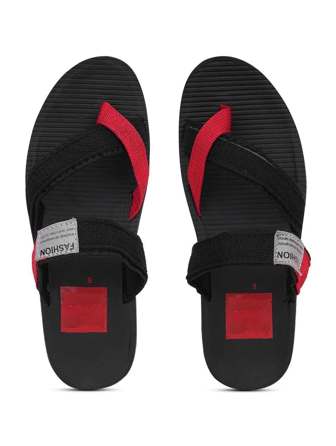 men colourblocked toe separator slipper - 22602737 -  Standard Image - 3