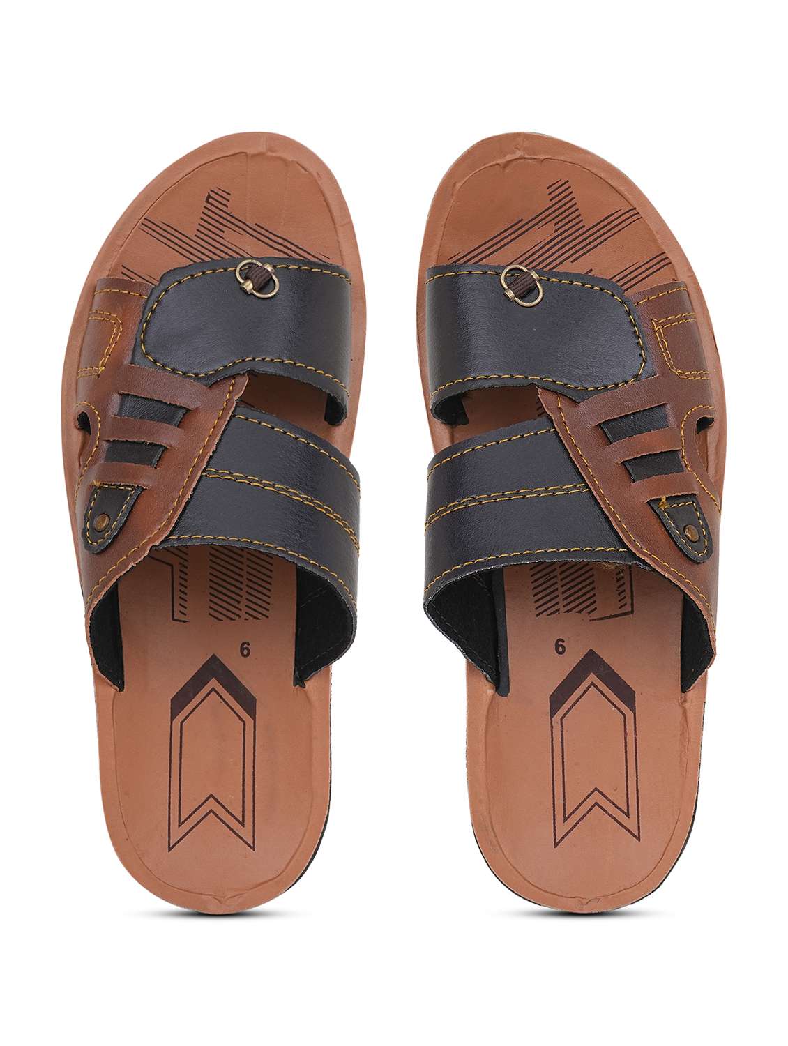 Men Colourblocked Toe Separator Sandal - 22602739 -  Standard Image - 3