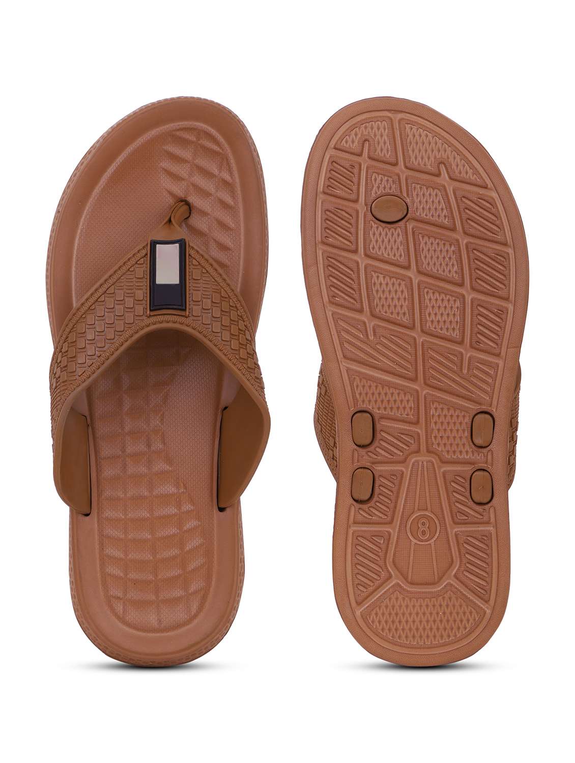 men solid toe separator slipper - 22602743 -  Standard Image - 5