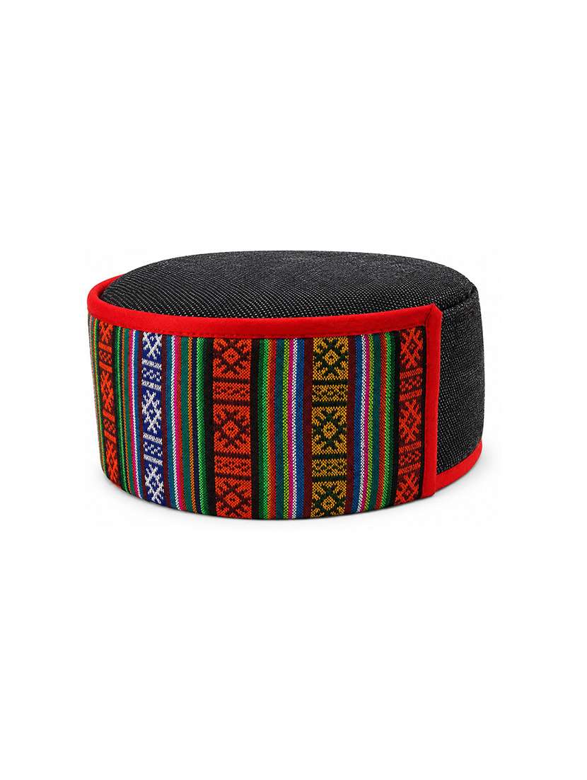 himachali traditional woven cap multi color