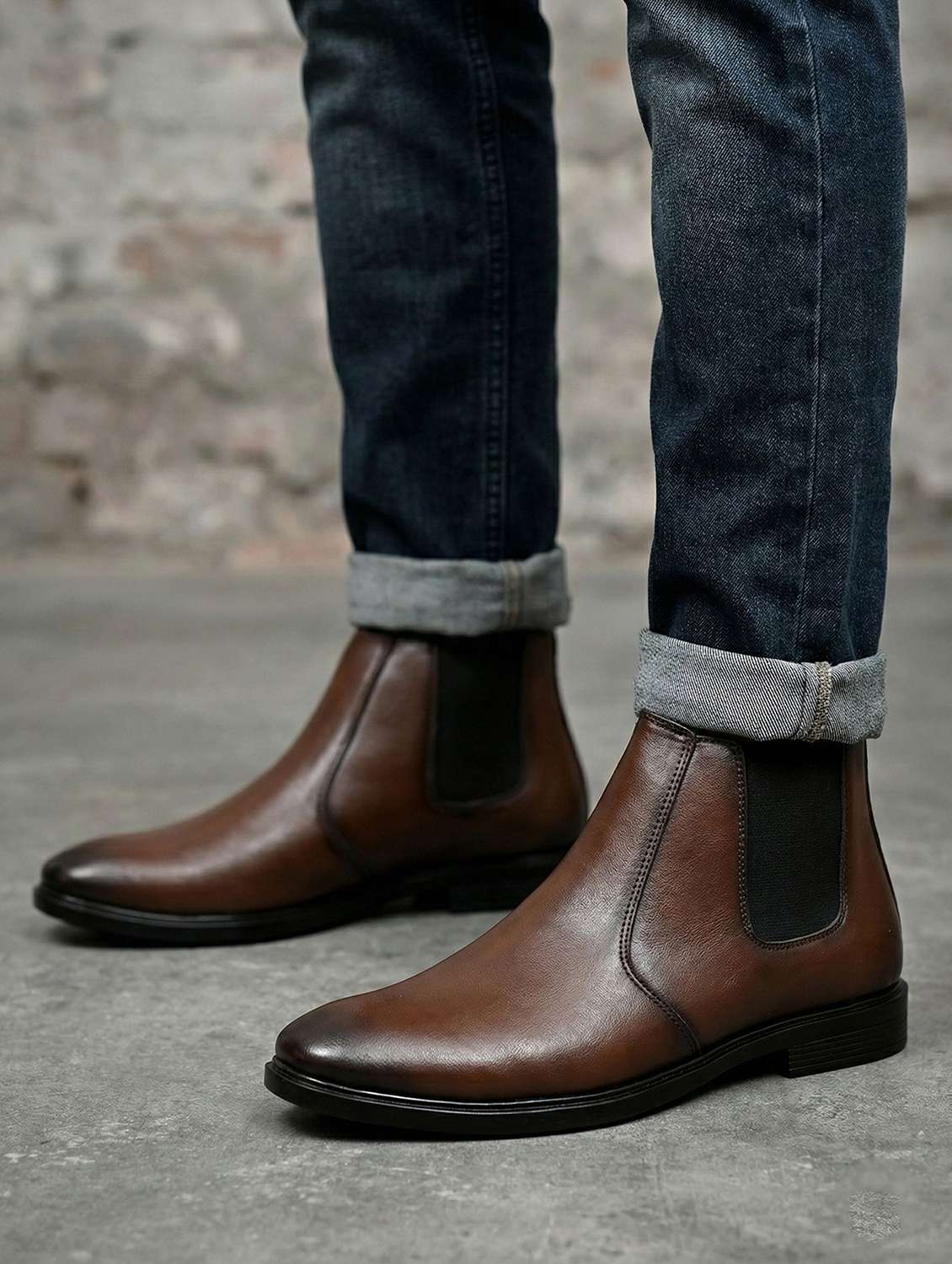 men solid low ankle boots - 22602835 -  Standard Image - 3