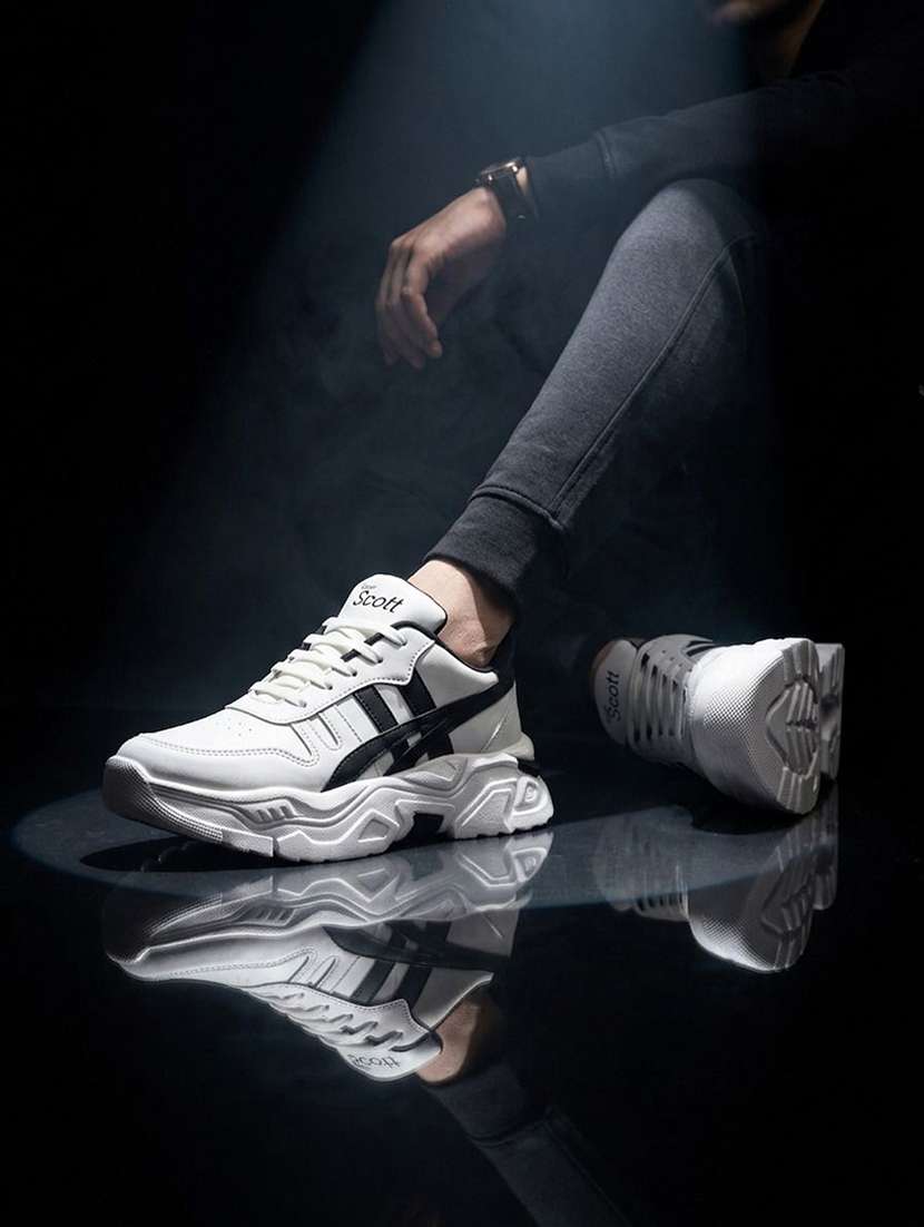 Men Textured Lace Up Sneaker - 22602856 -  Standard Image - 3