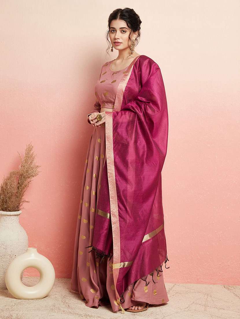 women printed long sleeves lehenga choli set - 22603121 -  Standard Image - 3