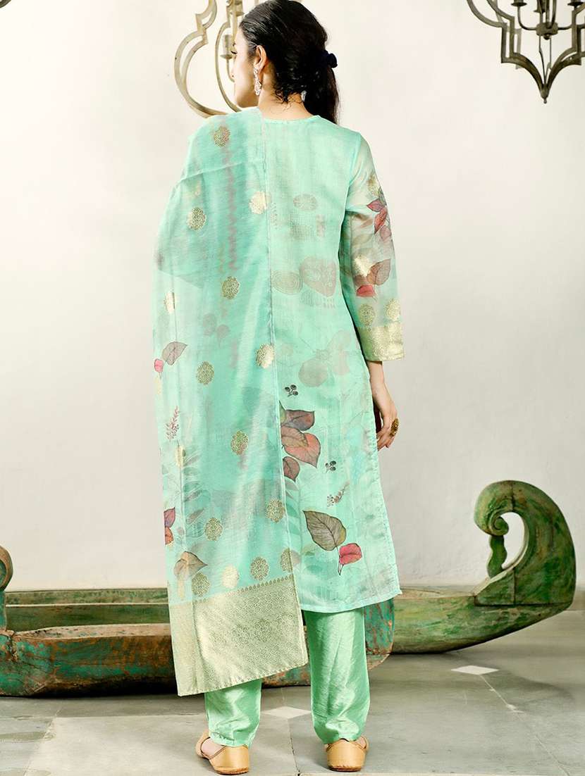 Women Printed Long Sleeves Kurta Pant Set With Dupatta - 22603609 -  Standard Image - 3