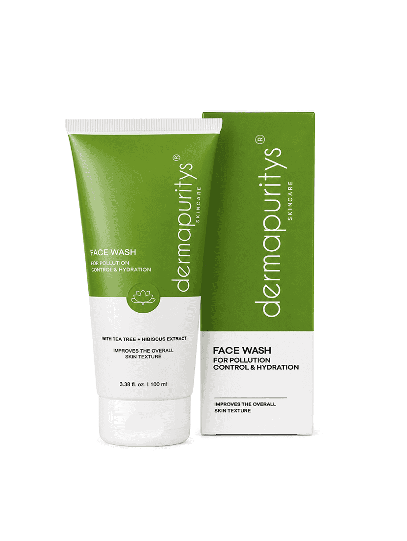 derma puritys face wash for pollution control & hydration