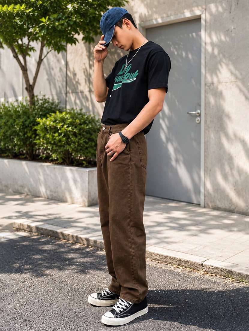 men solid mid rise straight jeans - 22603853 -  Standard Image - 5