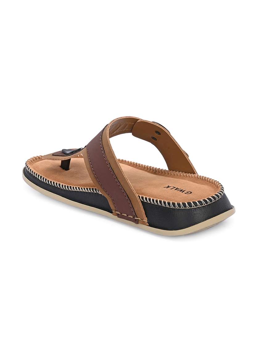Men Colourblocked Toe Separator Sandal - 22604005 -  Standard Image - 3