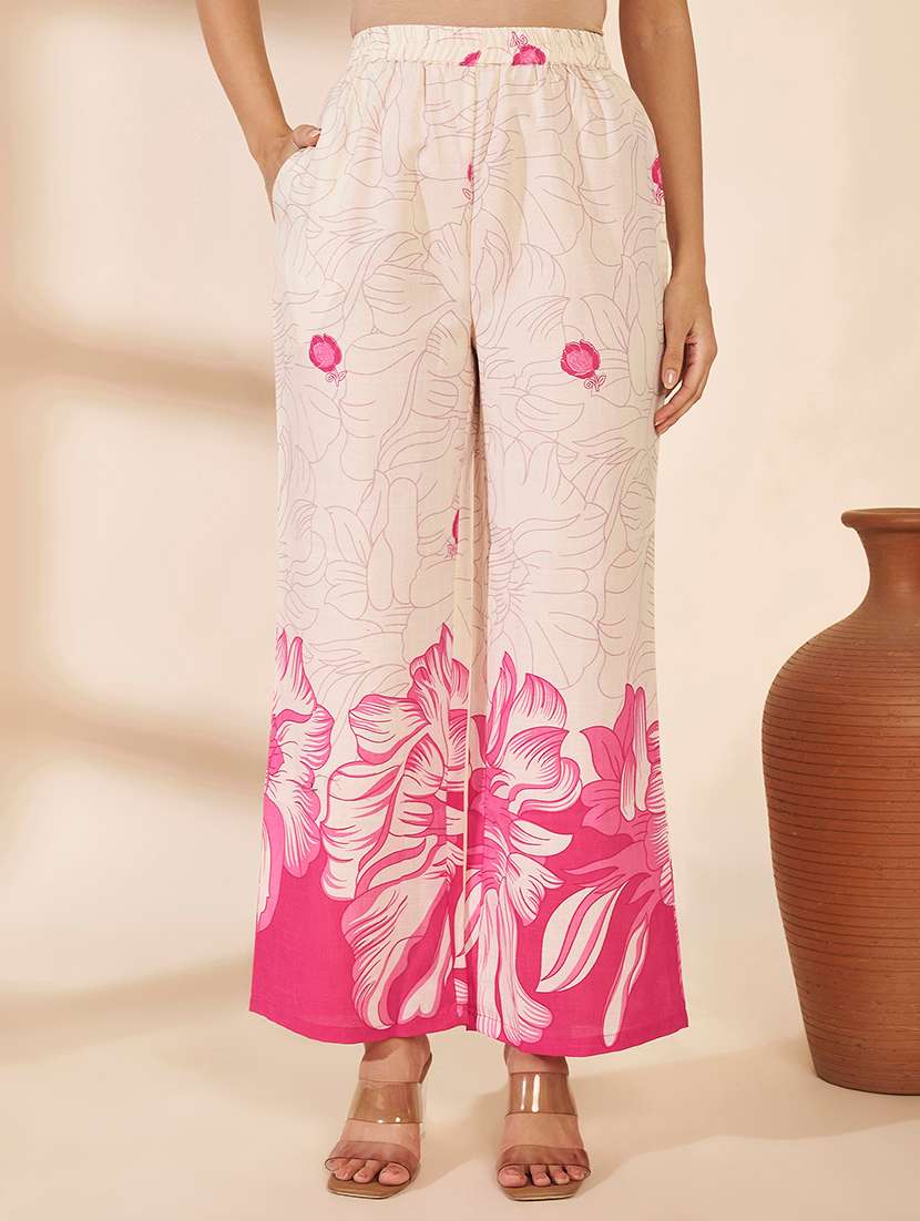 Women Printed Three Quarter Sleeves Ethnic Co-ord Set - 22604093 -  Standard Image - 5