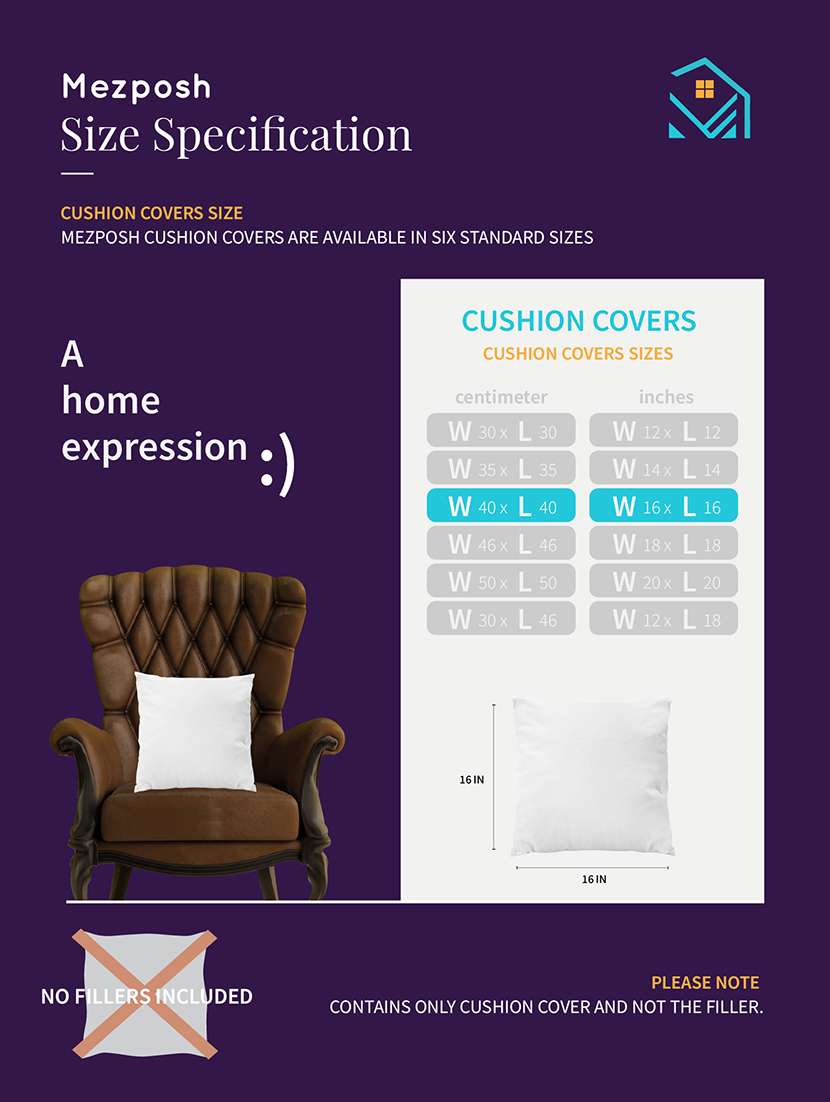 floral embroidered cotton cushion cover with zip closure - 22604101 -  Standard Image - 5
