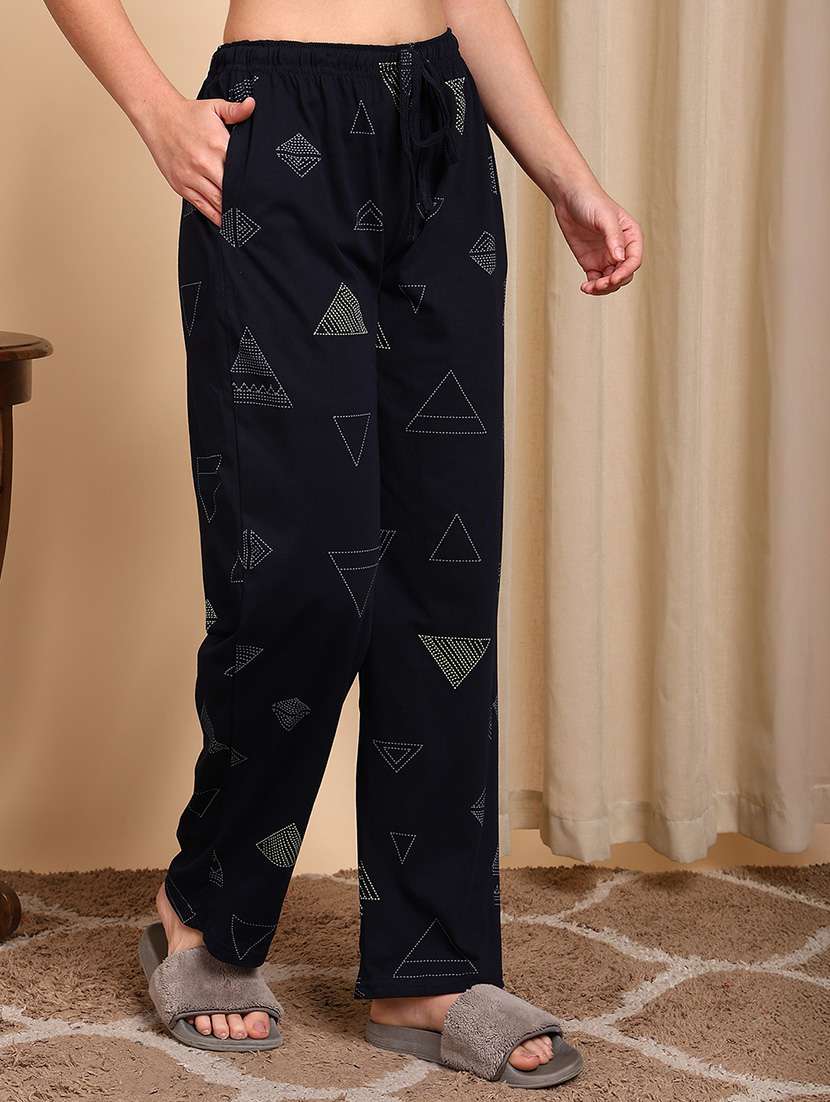 Women Printed Short Sleeves Nightwear Set - 22604341 -  Standard Image - 5