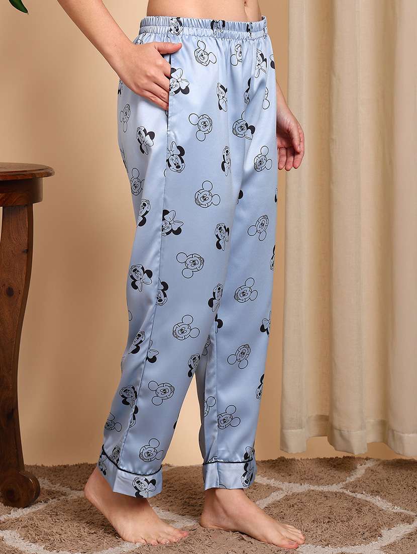 Women Printed Short Sleeves Nightwear Set - 22604353 -  Standard Image - 5