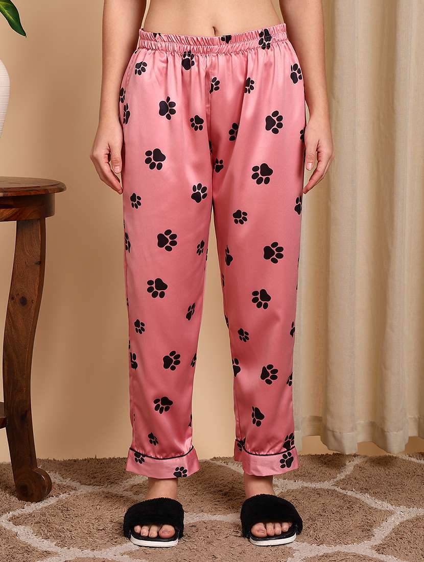 Women Printed Short Sleeves Nightwear Set - 22604354 -  Standard Image - 5