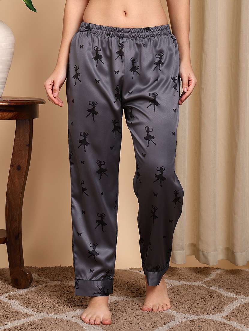 women printed short sleeves nightwear set - 22604357 -  Standard Image - 5