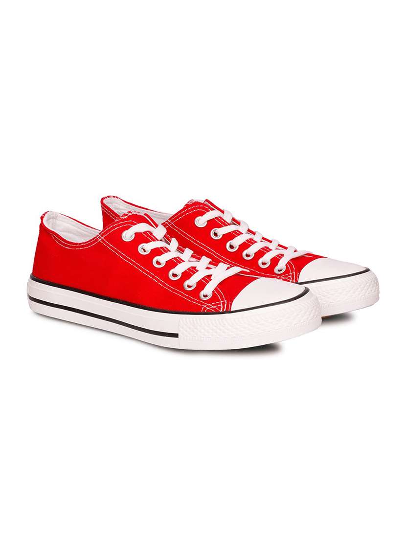 men solid lace up sneaker