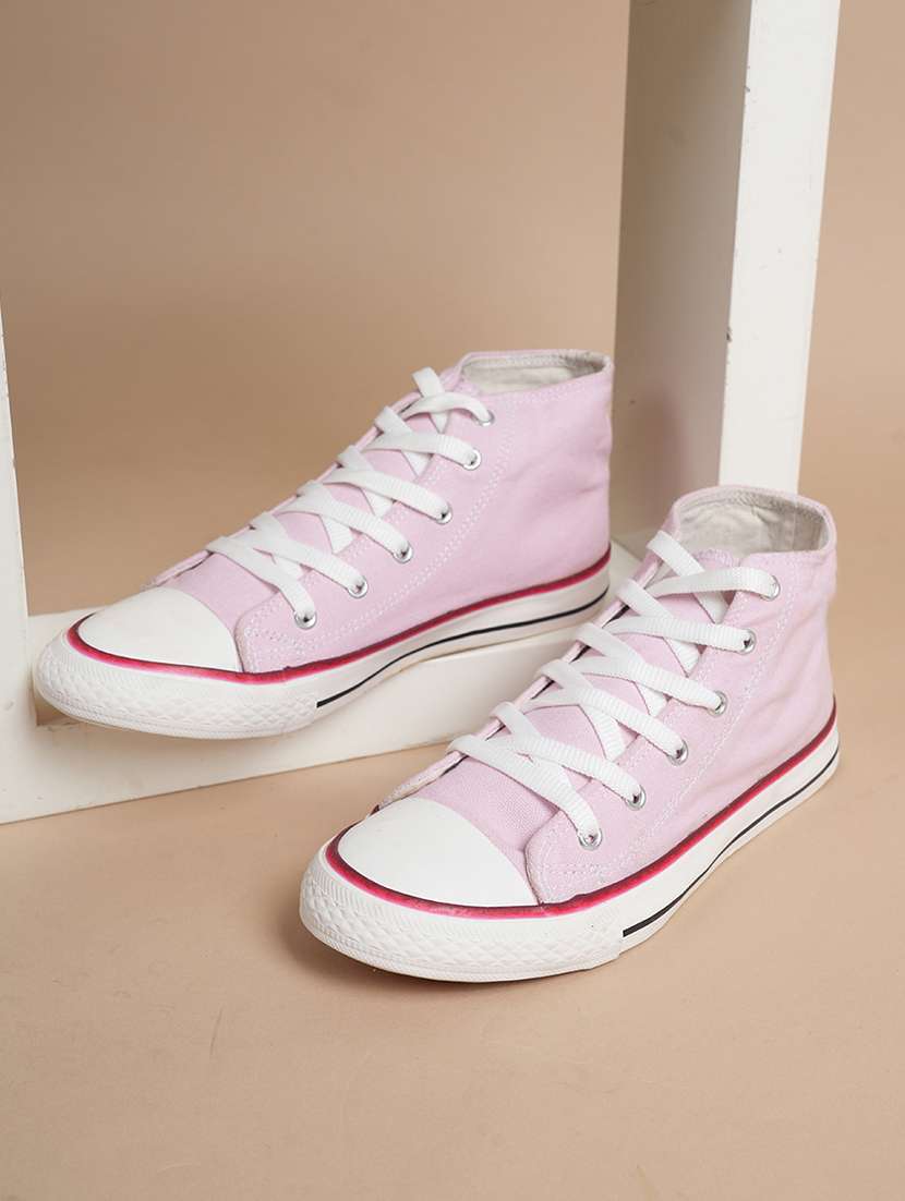 men solid lace up sneaker