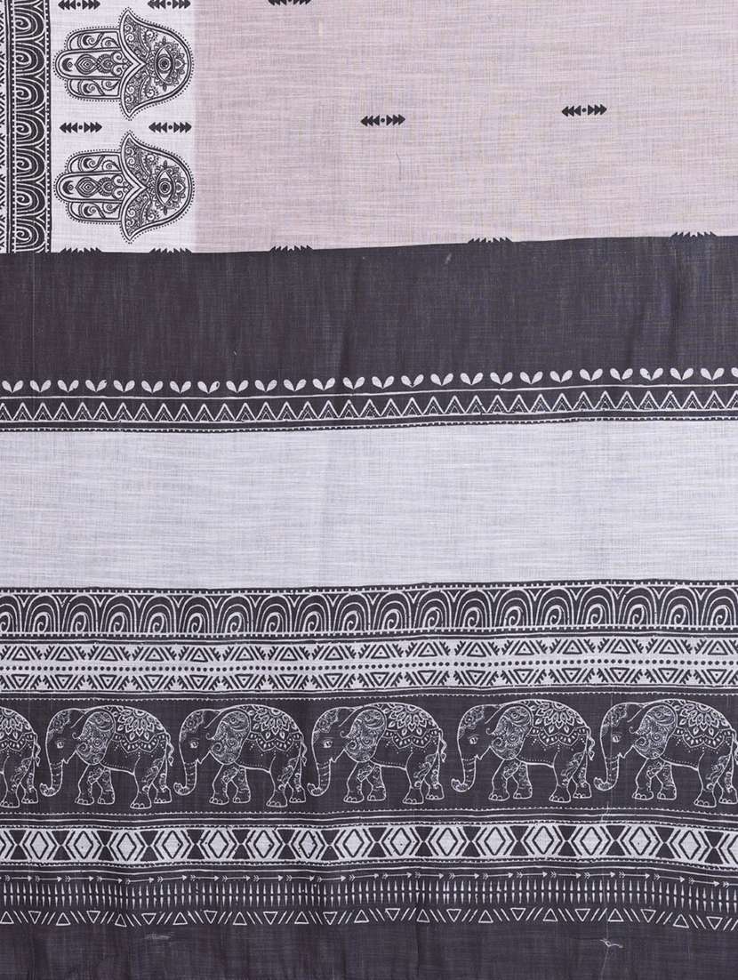 women printed casual wear saree with blouse - 22606052 -  Standard Image - 5