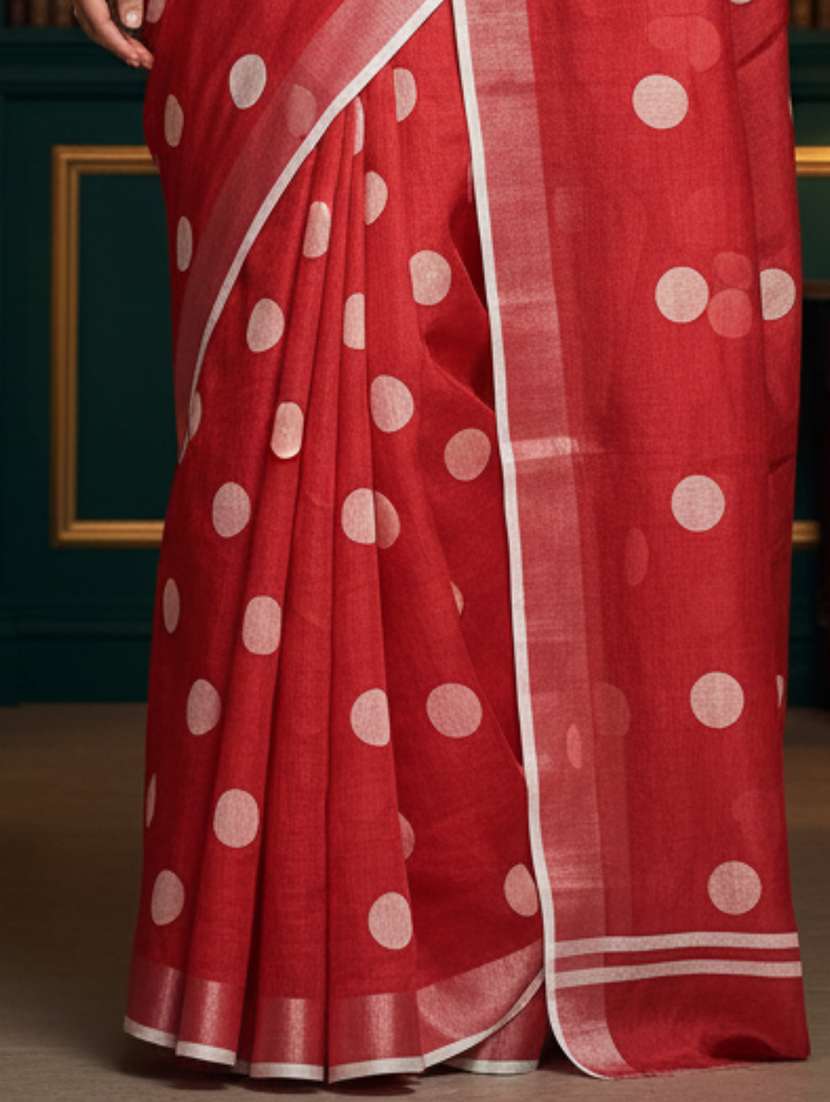 women printed bordered saree with blouse - 22606349 -  Standard Image - 3