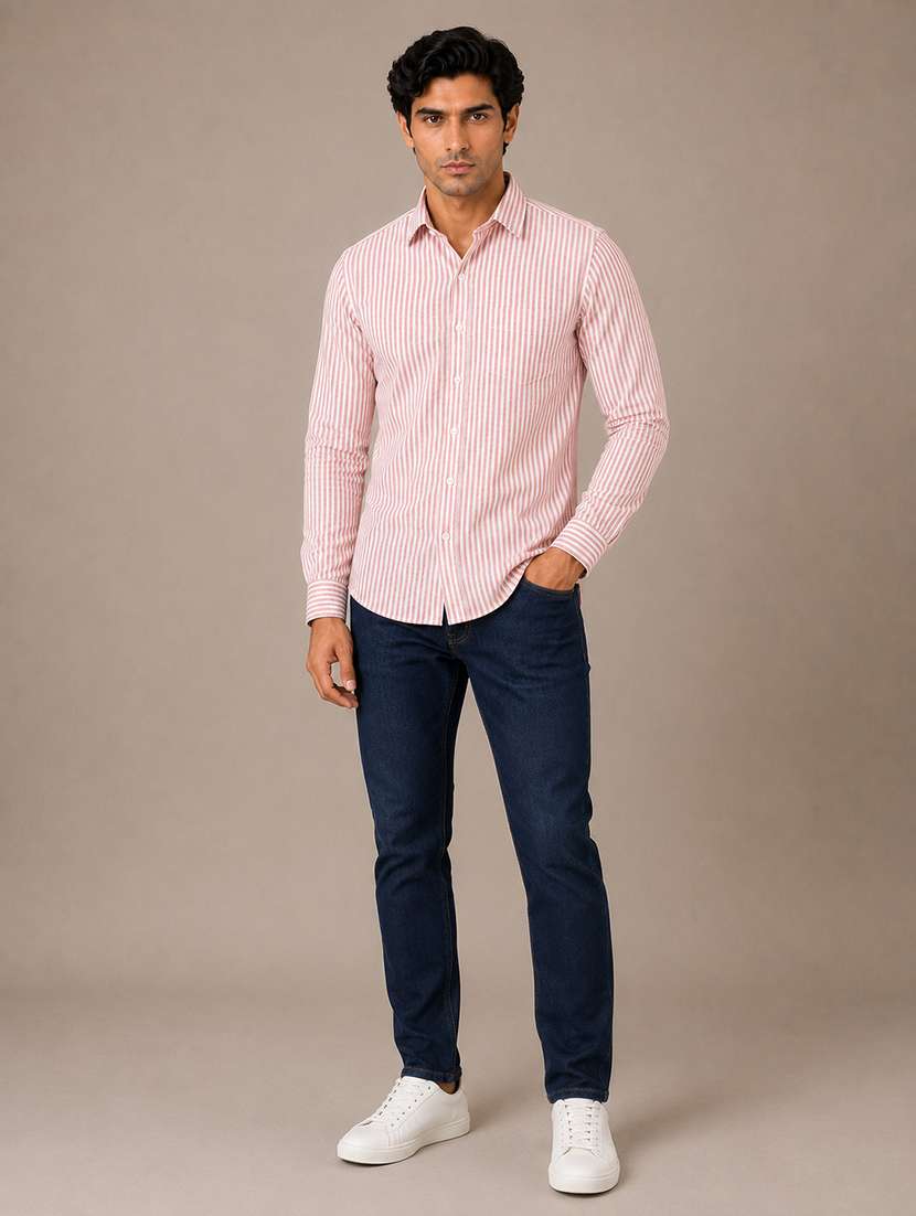 Men Printed Long Sleeves Regular Fit Shirt - 22606400 -  Standard Image - 5