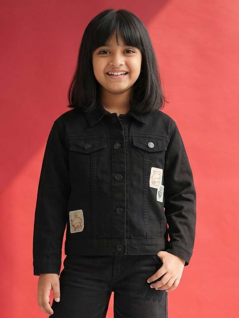 unisex solid with work long sleeves regular jacket