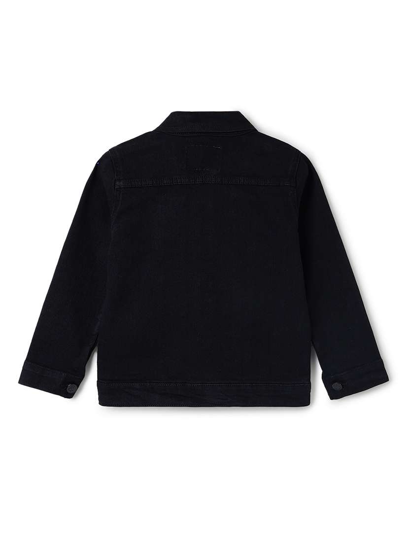 unisex solid with work long sleeves regular jacket - 22606432 -  Standard Image - 3