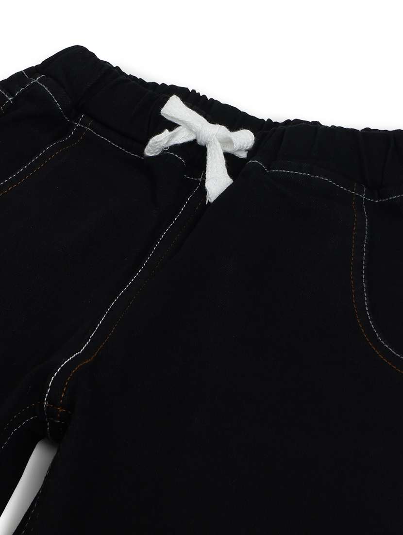 Girls Solid Mid Rise Straight Jeans - 22606434 -  Standard Image - 3