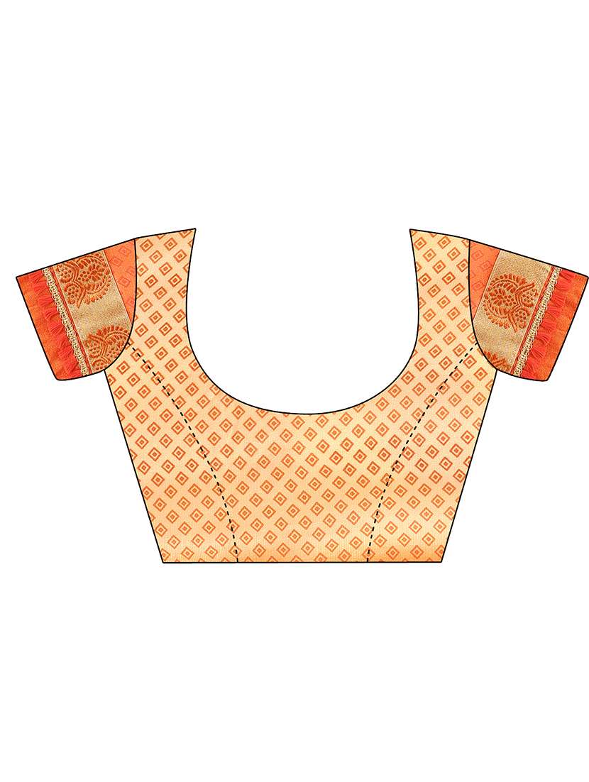 women printed casual wear saree with blouse - 22606467 -  Standard Image - 5