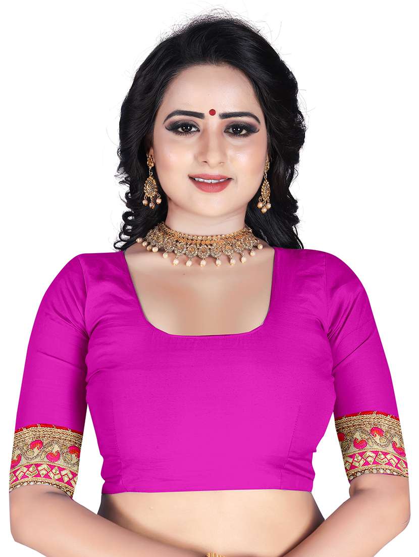 Women Bandhani Printed Half And Half Saree With Blouse - 22606477 -  Standard Image - 3