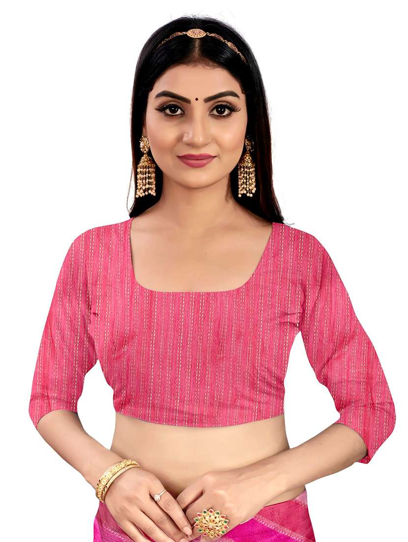 women leheriya printed saree with blouse - 22606854 -  Standard Image - 5