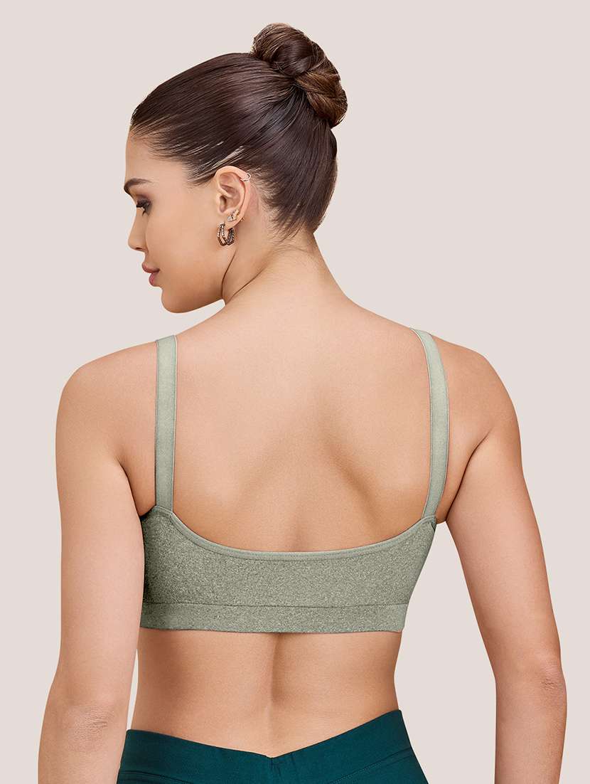 women solid full coverage sports bra - 22608456 -  Standard Image - 3