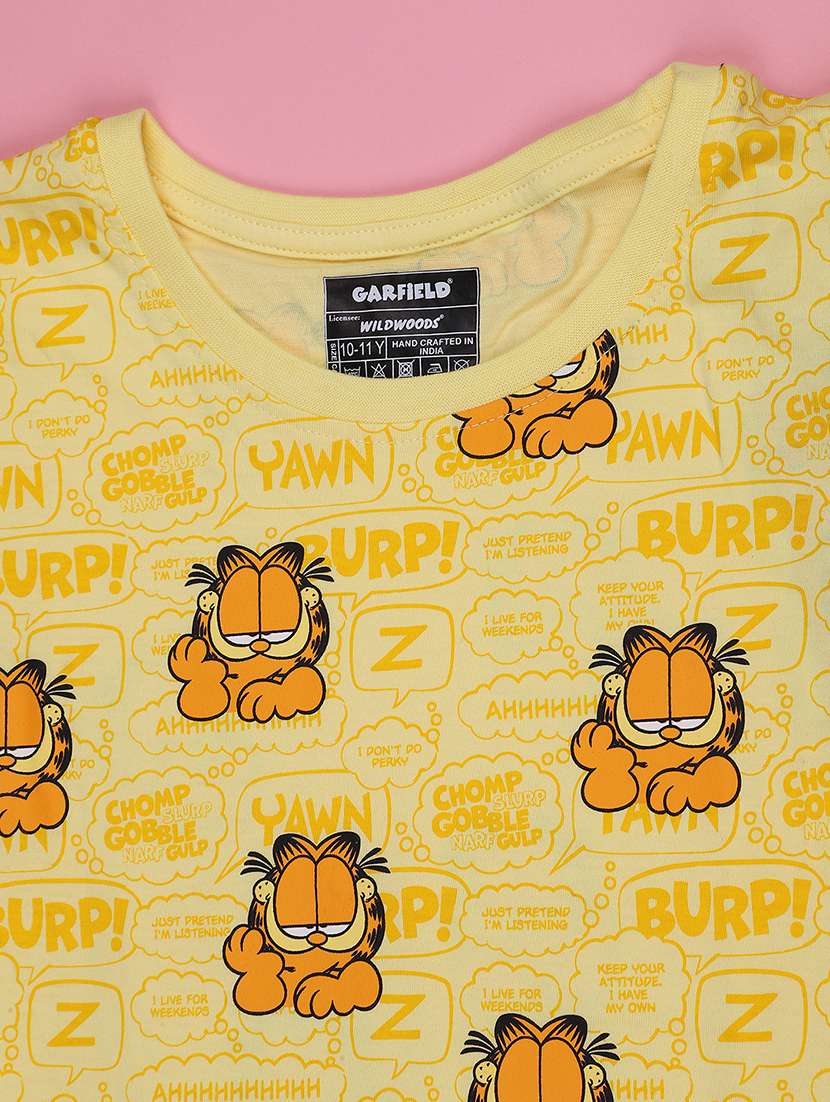 Girls Printed Short Sleeves Regular Fit T-shirt - 22608784 -  Standard Image - 3