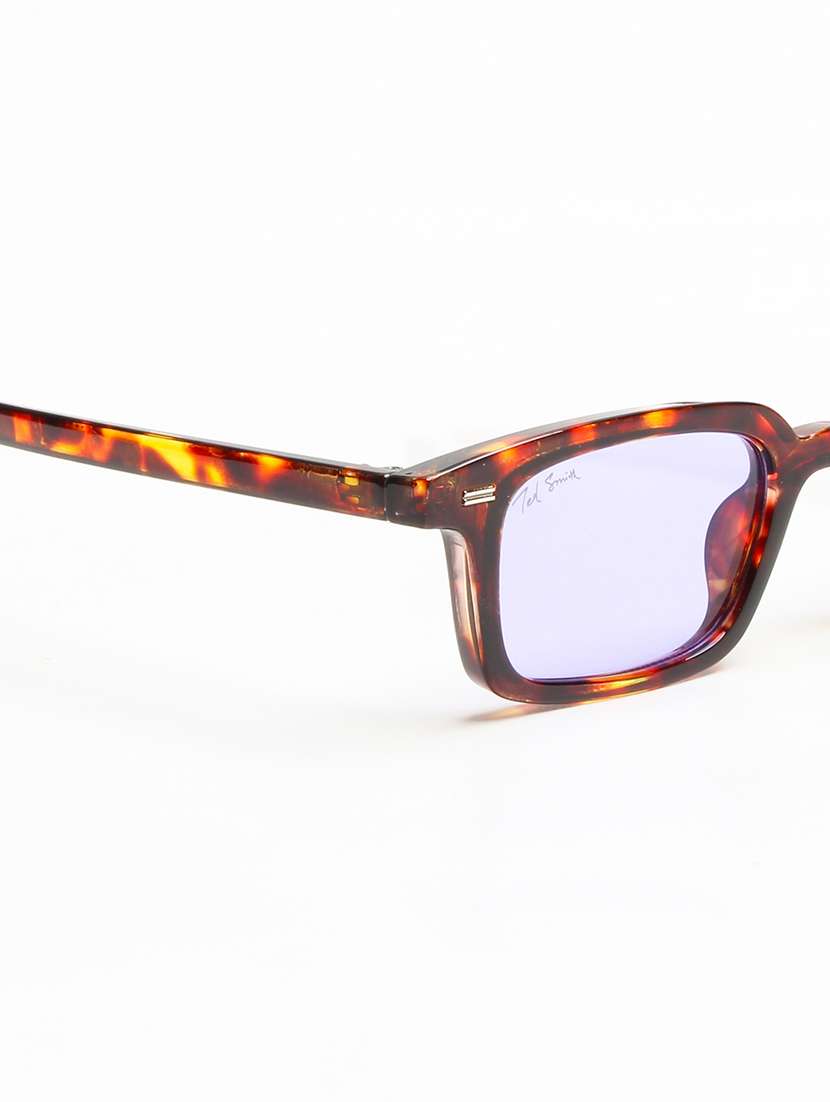 ted smith unisex brown premium italian acetate sunglasses with polarized lenses. - 22608805 -  Standard Image - 5