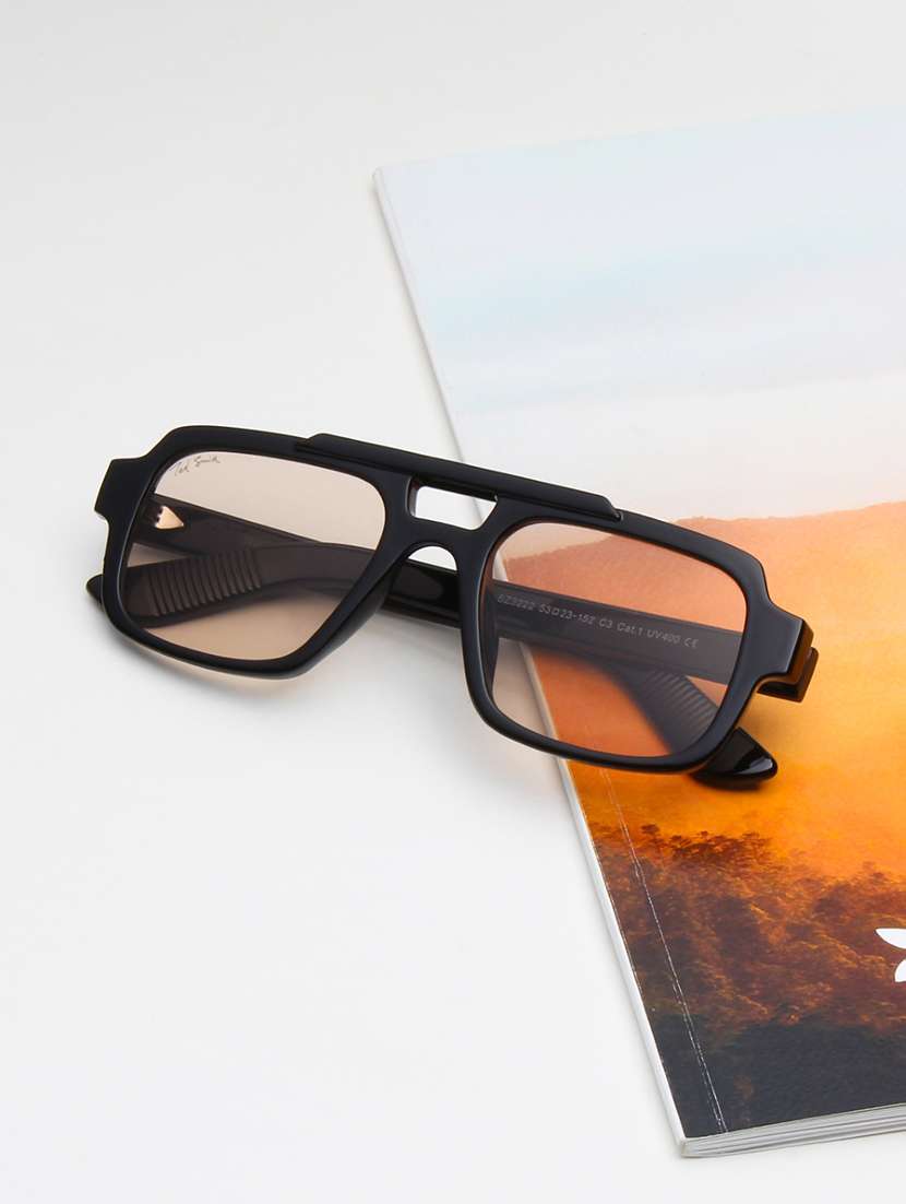 ted smith unisex green premium italian acetate sunglasses with polarized lenses.
