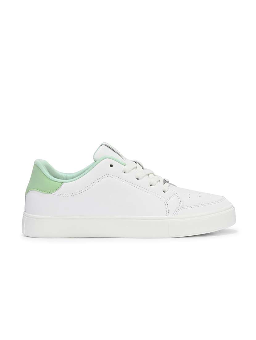 women solid lace up sneaker - 22608824 -  Standard Image - 3