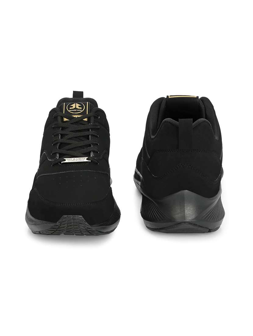 men textured lace up sports shoes - 22608834 -  Standard Image - 3