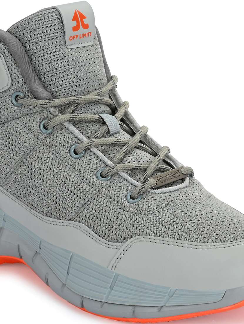 me textured lace up sports shoes - 22608856 -  Standard Image - 3