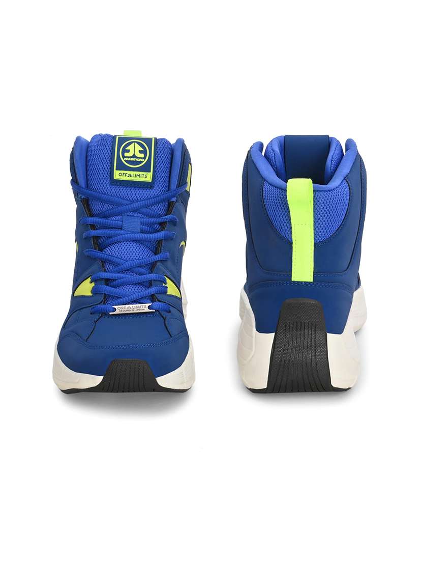 men textured lace up sports shoes - 22608881 -  Standard Image - 3