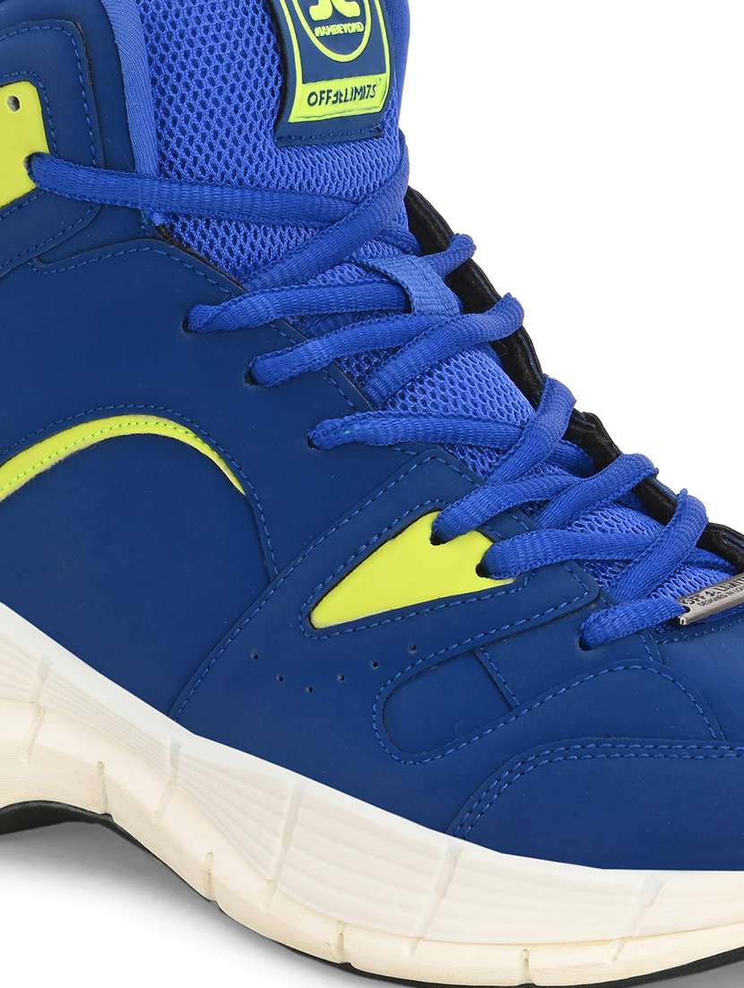 men textured lace up sports shoes - 22608881 -  Standard Image - 5