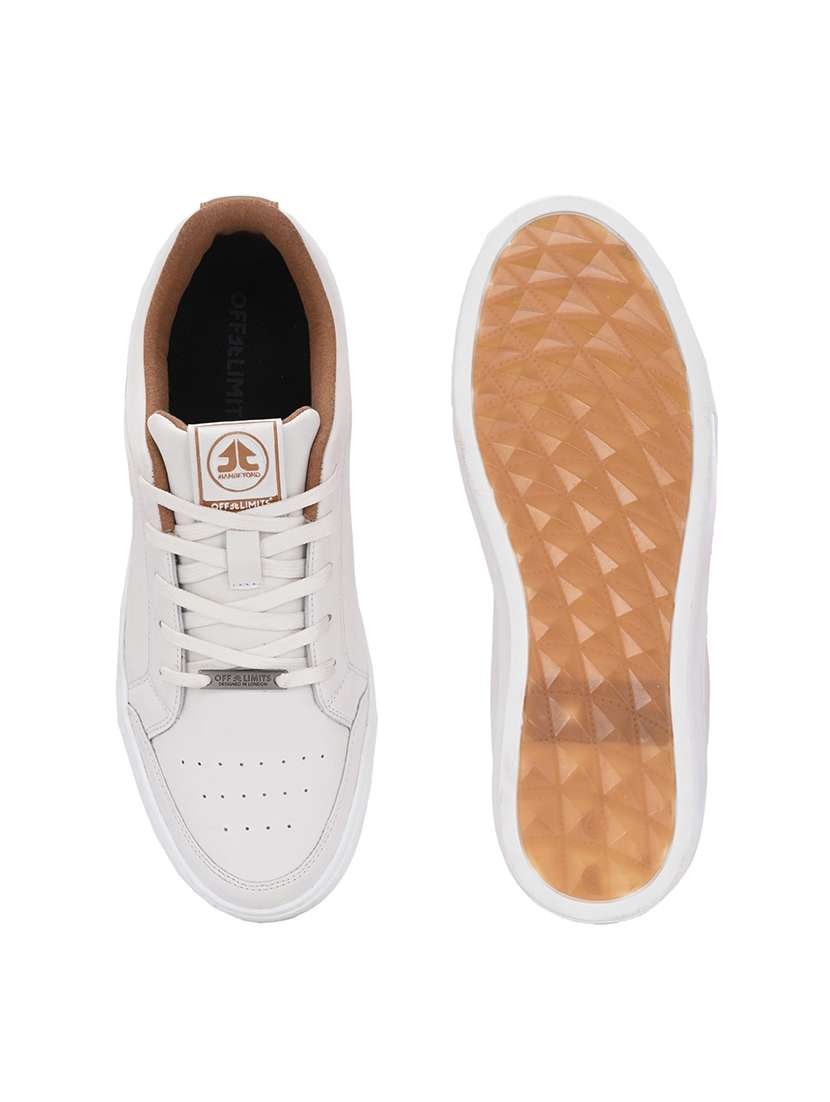 Men Solid Lace Up Sneaker - 22608909 -  Standard Image - 5