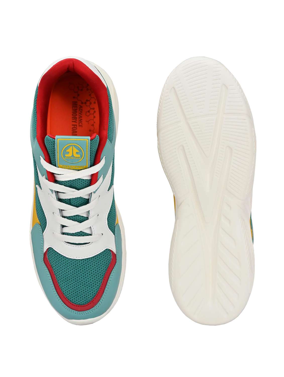 men colourblocked lace up sneaker - 22608932 -  Standard Image - 5