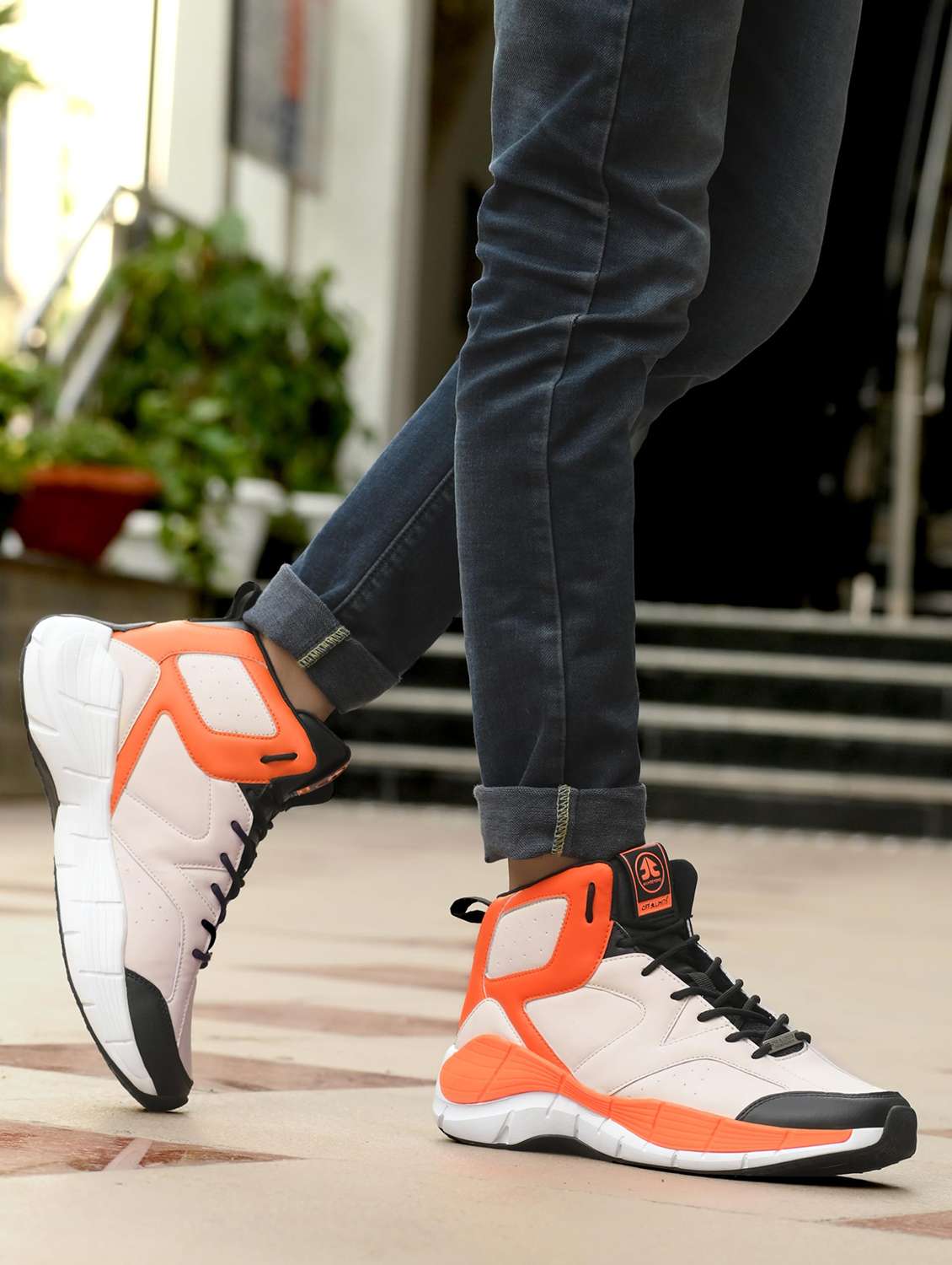 men colourblocked lace up sneaker - 22608940 -  Standard Image - 3