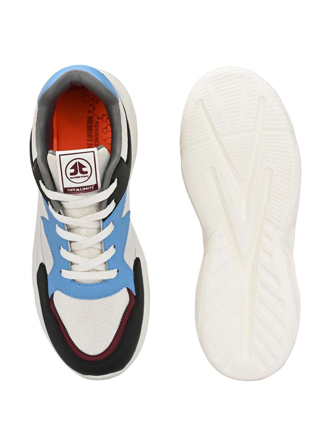 men colourblocked lace up sneaker - 22608974 -  Standard Image - 5