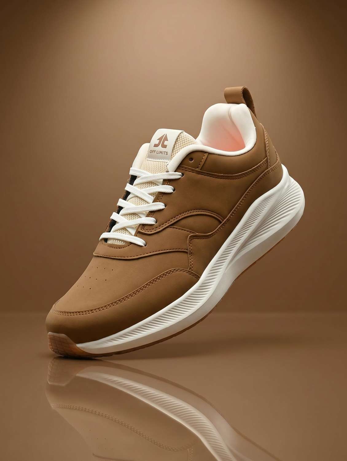 men solid lace up casual shoes