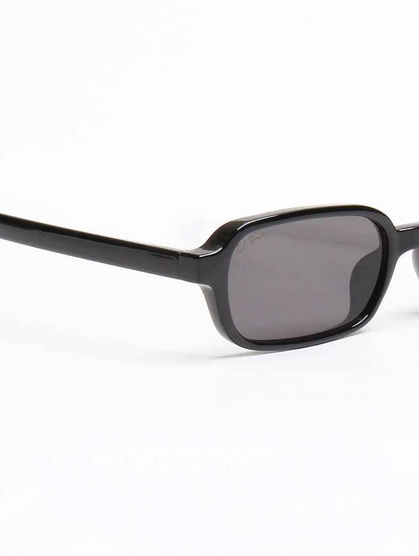 black rectangle polycarbonate sunglasses with full rim - 22609263 -  Standard Image - 5