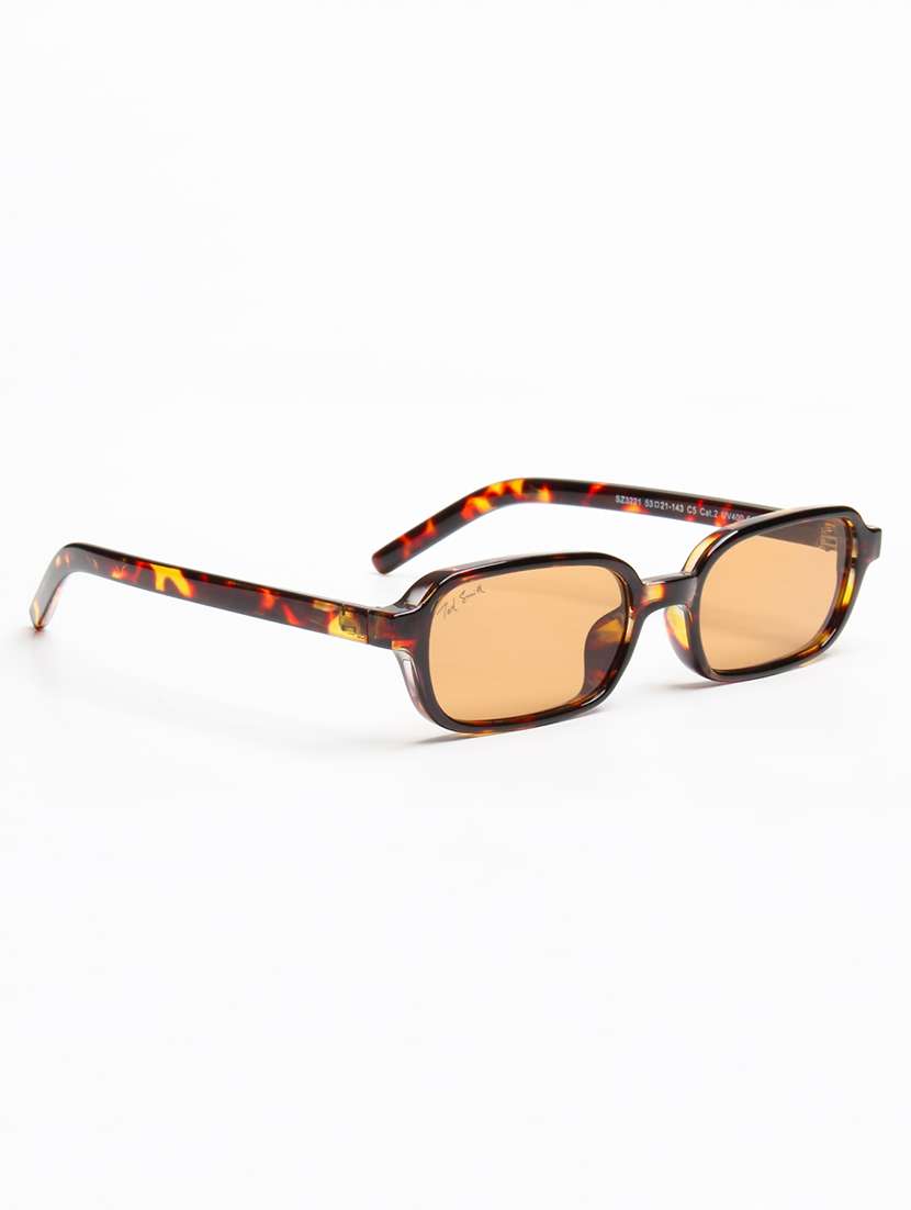ted smith brown rectangle full rim eyeglasses - 22609265 -  Standard Image - 3