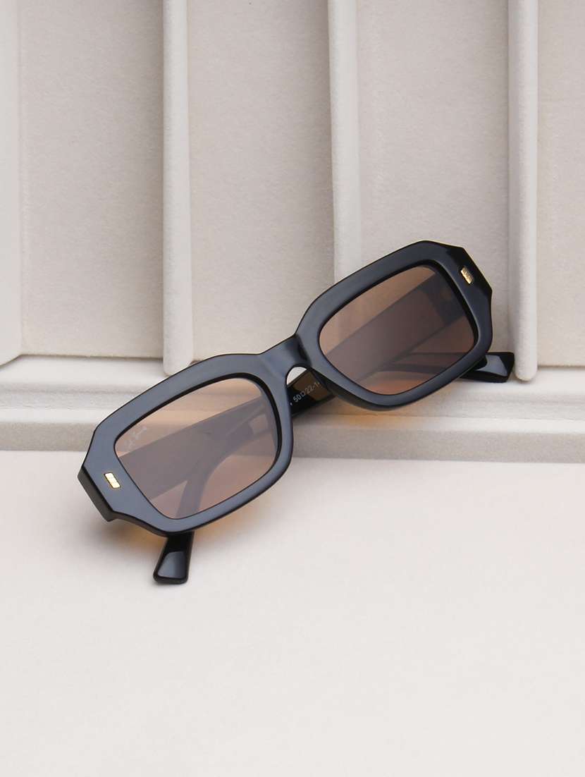 ted smith black wayfarer sunglasses full rim polycarbonate
