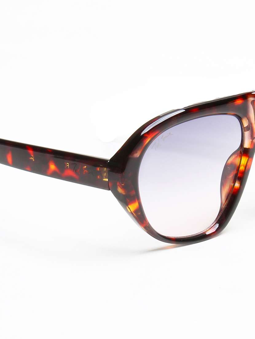 ted smith aviator full rim polycarbonate sunglasses brown - 22609269 -  Standard Image - 5