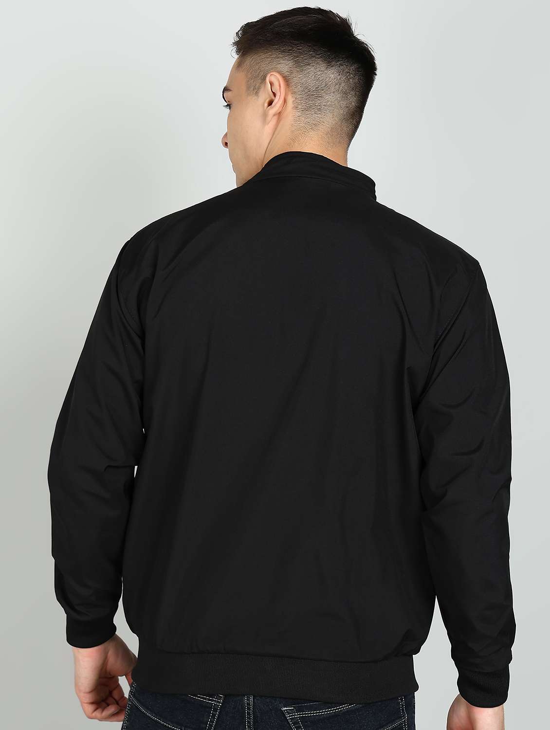 men solid long sleeves casual jacket - 22609562 -  Standard Image - 3