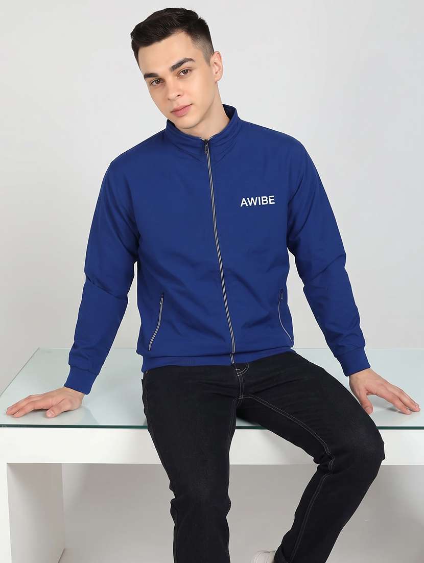 Men Solid Long Sleeves Casual Jacket - 22609563 -  Standard Image - 3